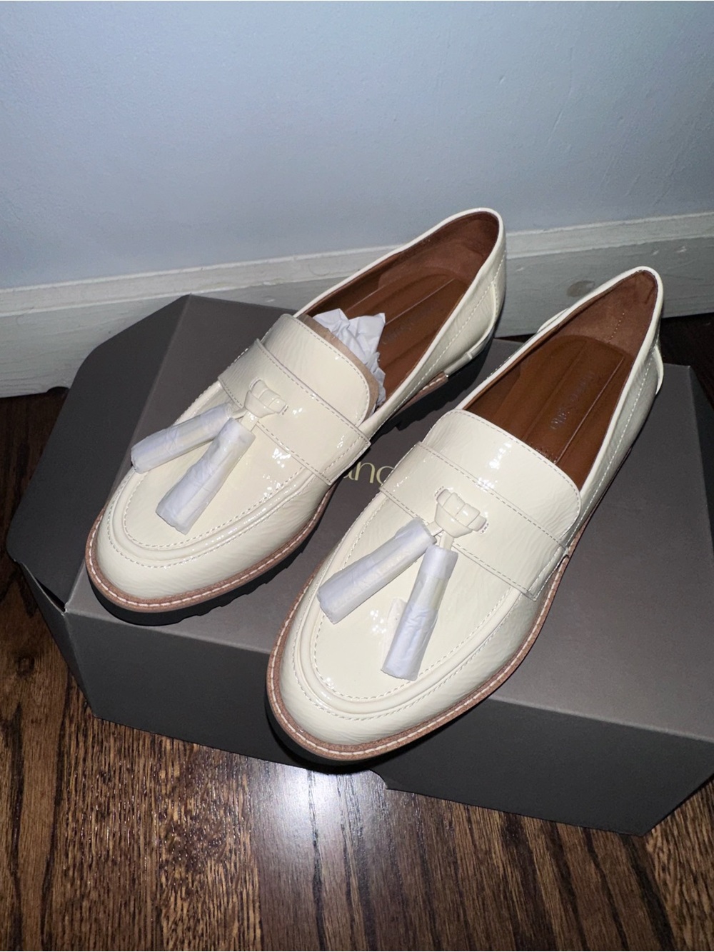 Franco Sarto Carolynn Loafers with Lug Sole - Picture 3 of 11